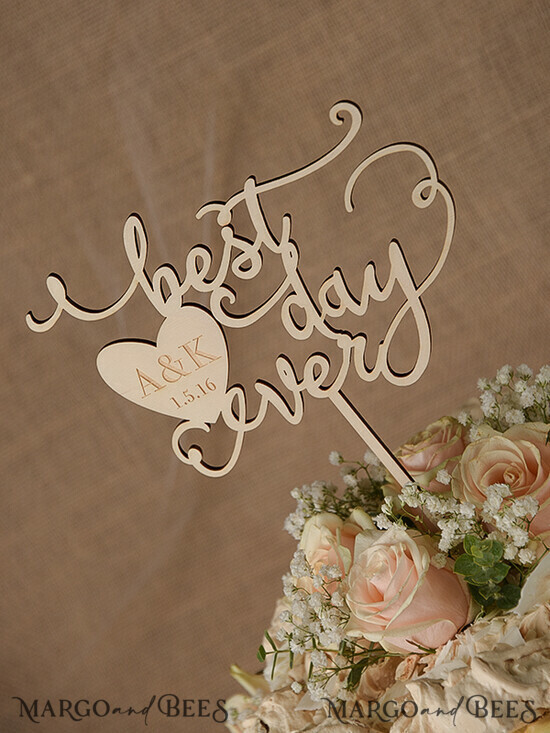 CAKE TOPPER RUSTIC topper, wooden 08/rus1/CT