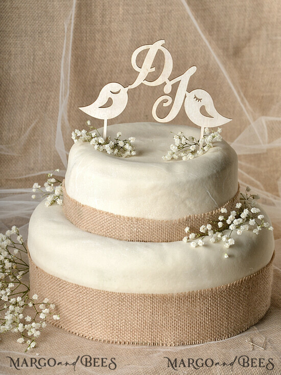CAKE TOPPER RUSTIC wedding cake topper, rustic 11/RUS/CT