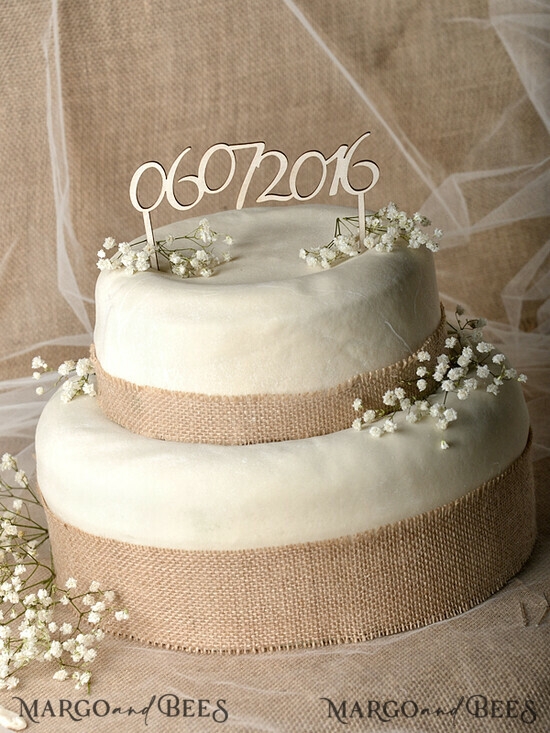 CAKE TOPPER RUSTIC wedding cake topper, rustic 28/RUS/CT