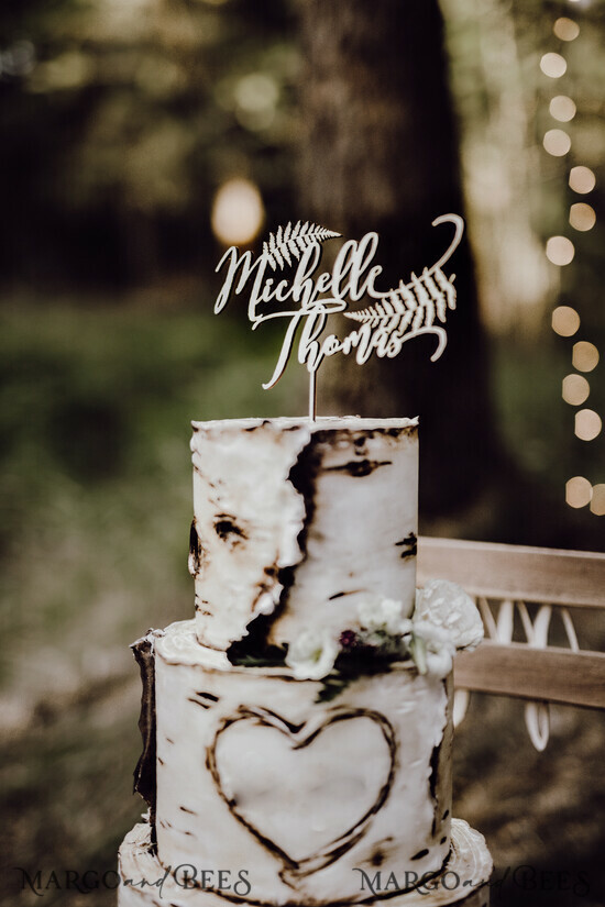 CAKE TOPPER RUSTIC topper, vintage 01/rusF/CT