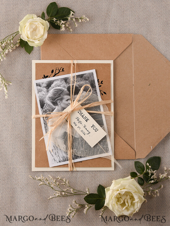 THANK YOU CARDS rustic Handmade thank you cards    01/rts/THC