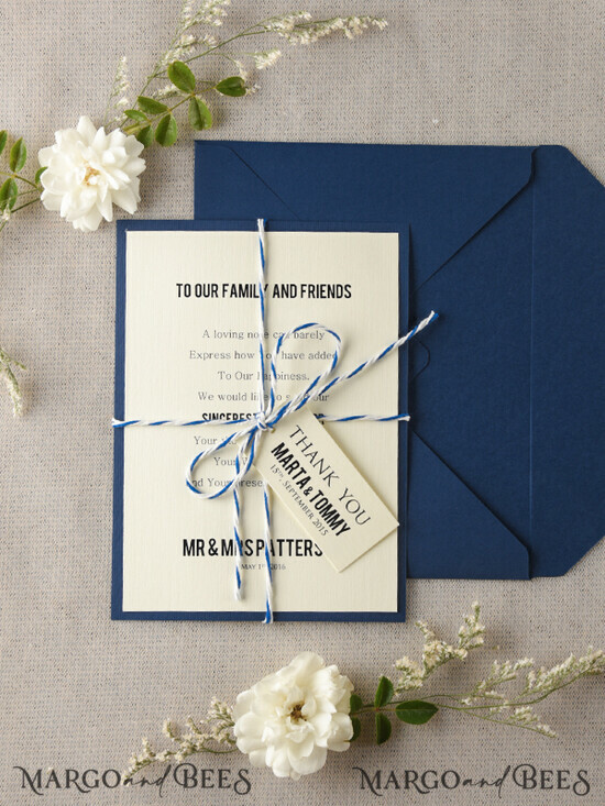 THANK YOU CARDS rustic Thank you Wedding Stationery 12/rts/THC