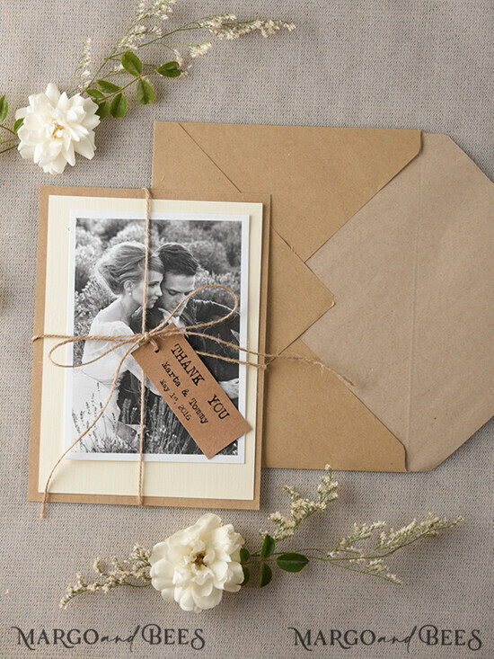 THANK YOU CARDS rustic Thank you Wedding Stationery 15/rts/THC