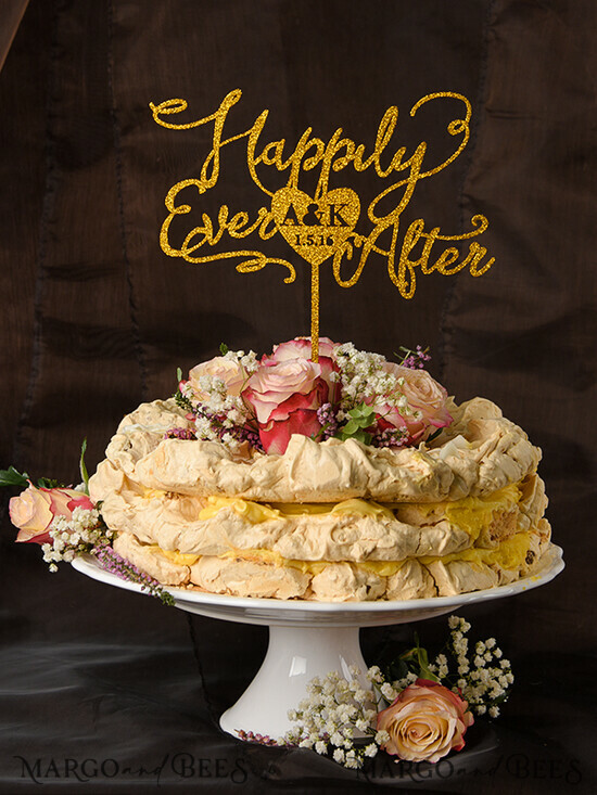 CAKE TOPPER glitter wedding cake topper, glitter cake topper 02/gltt/CT