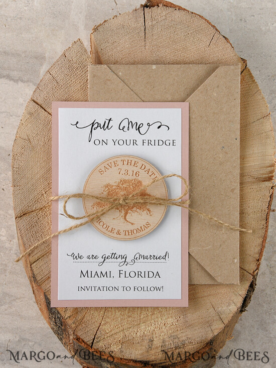 SAVE THE DATES rustic boho magnets Wedding Save the Date card, magnets cards 005/mg/std