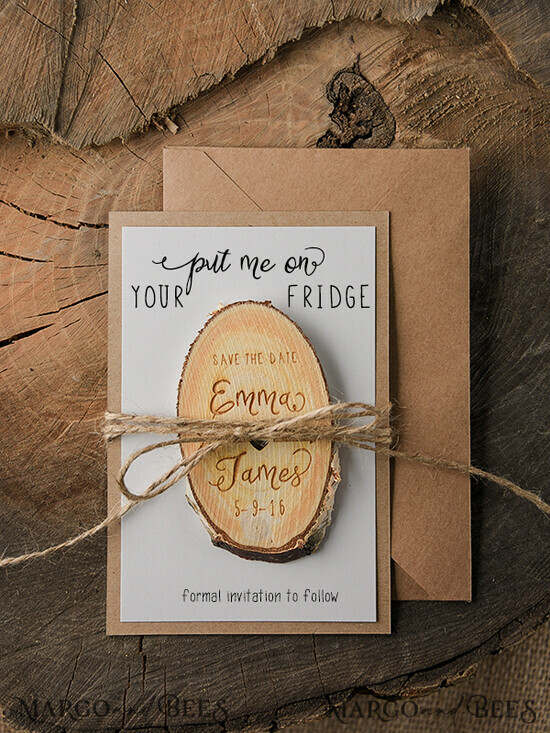 SAVE THE DATES rustic boho magnets Personalised Save the Date, Personalised Fridge Magnets 11/mg/std