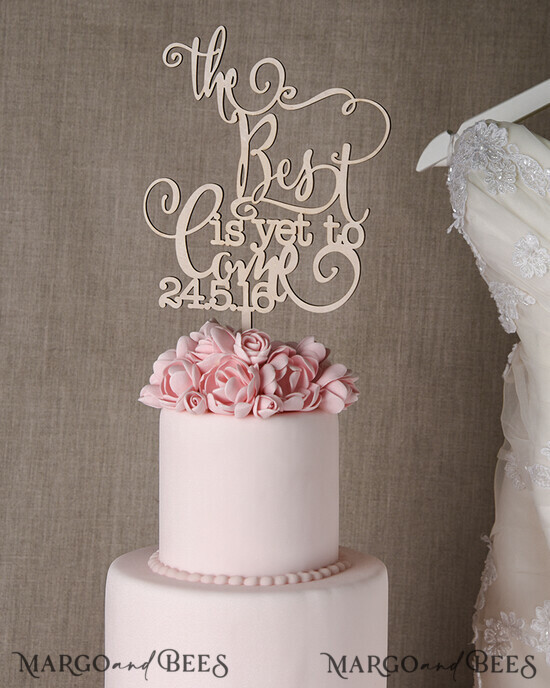 CAKE TOPPER wood cake topper, wooden cake topper 17/rst/CT