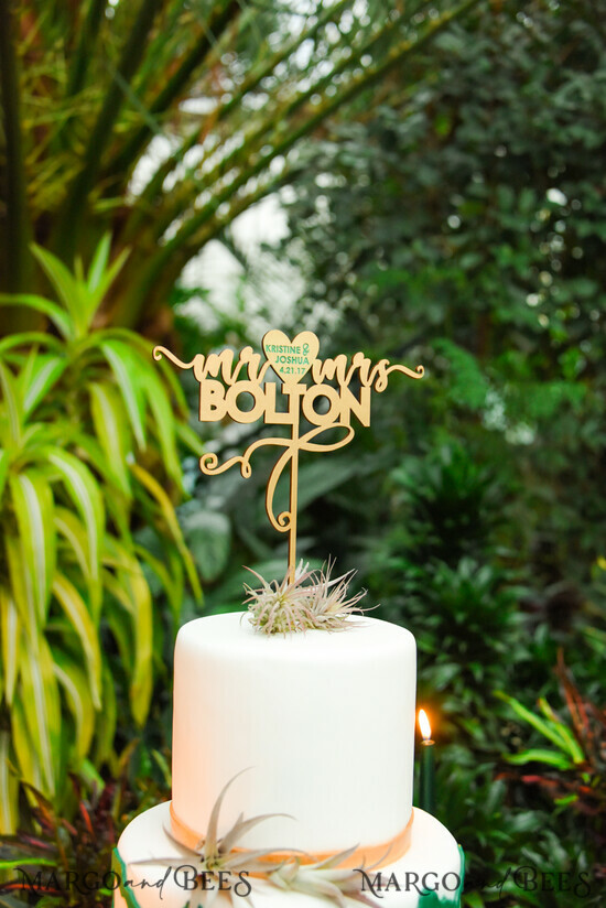 CAKE TOPPER gold wedding cake topper, gold cake topper 01/gw/CT
