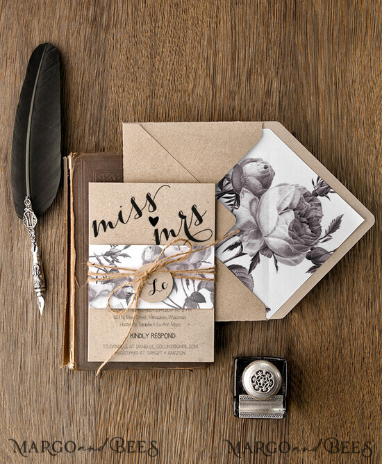 BRIDAL SHOWER INVITATIONS botanical elegant 01/BCCs/BS