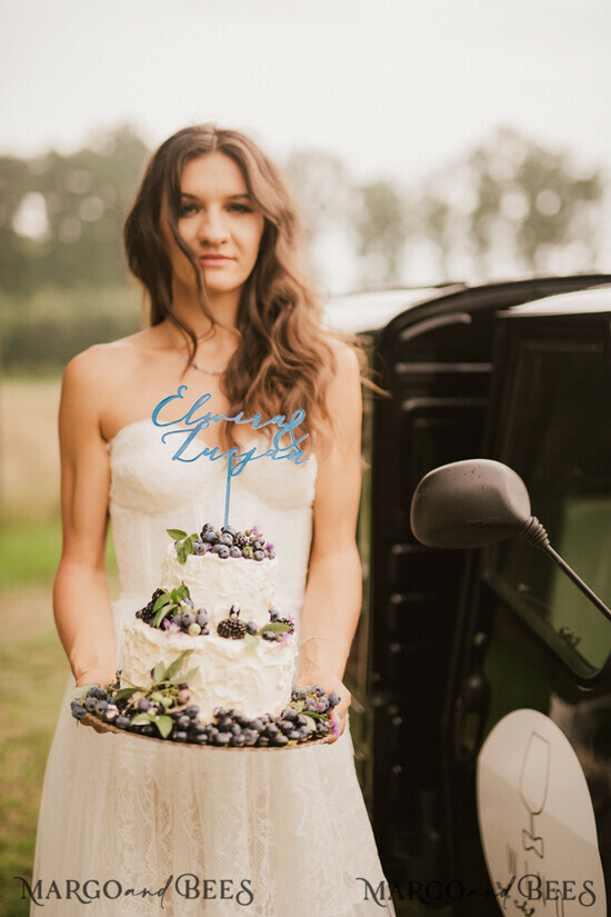 CAKE TOPPER Acrylic wedding cake topper, lasercut cake topper 09/calligraphy/CT