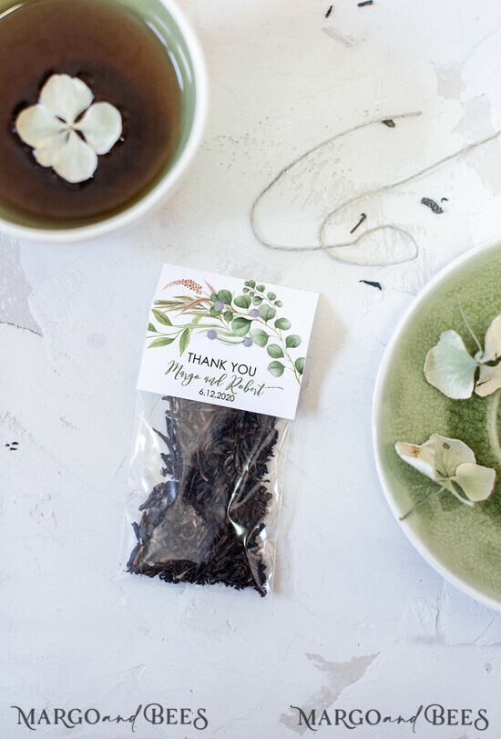 HOCHZEITSGESCHENKE Hochzeitsgeschenk Tee Beutel Gäste bevorzugen Ideen, Danke Teebeutel 30/tea/te