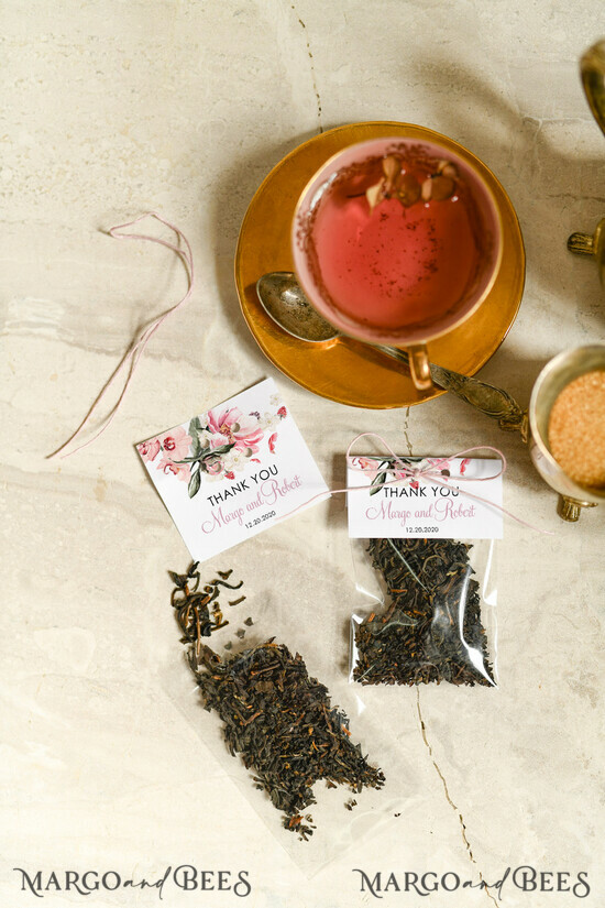 HOCHZEITSGESCHENKE Hochzeitsgeschenk Tee Beutel romantische Hochzeitsgeschenke, personalisierter Teebeutel 34/tea/te