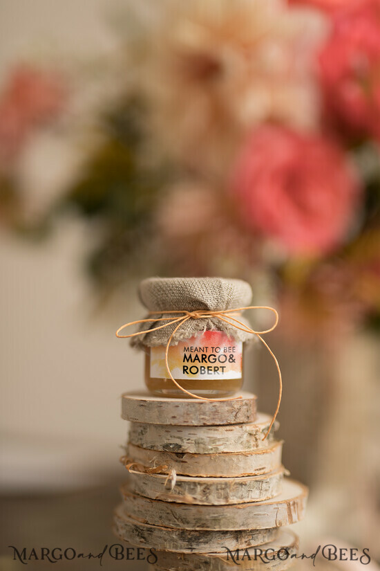 WEDDING FAVORS Wedding Favors Honey Jars Honey Jar Thank You Favor Personalized wedding gift  1/MD/MD