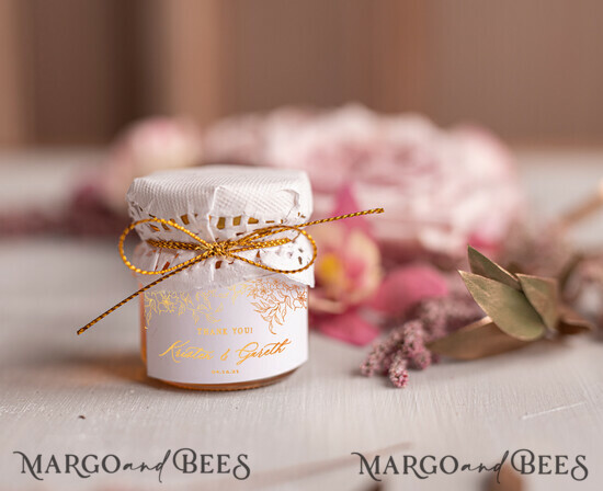 WEDDING FAVORS Wedding Favors Honey Jars wedding favors, natural honey jars 15/GOLDKALW/MD