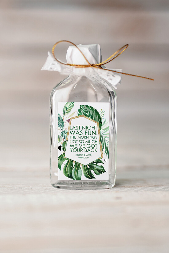 WEDDING FAVORS wedding hangover kits wedding favors, hangover kit bottle 12/kit/but