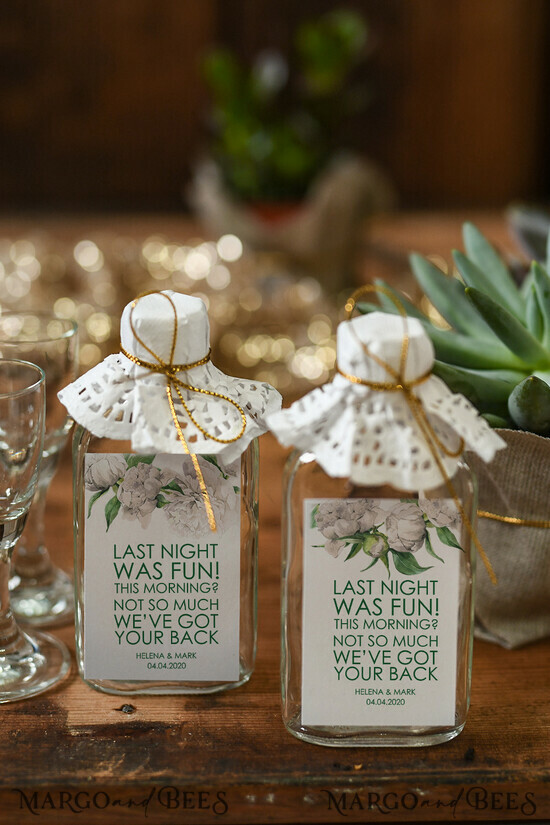 WEDDING FAVORS wedding hangover kits Wedding Favor gifts, presonalized hangover kit 31/kit/but