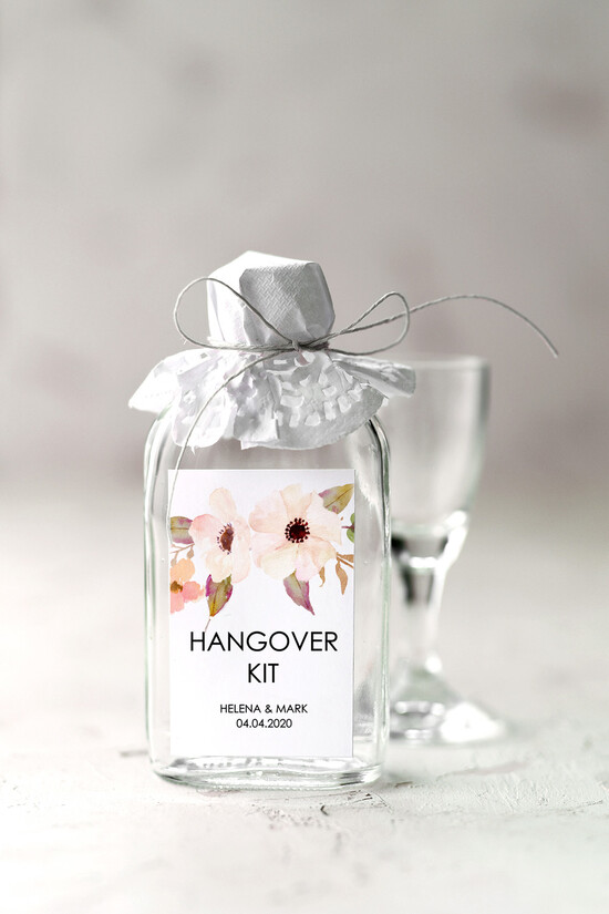WEDDING FAVORS wedding hangover kits wedding favors, hangover kit i regret nothing 23/kit/but