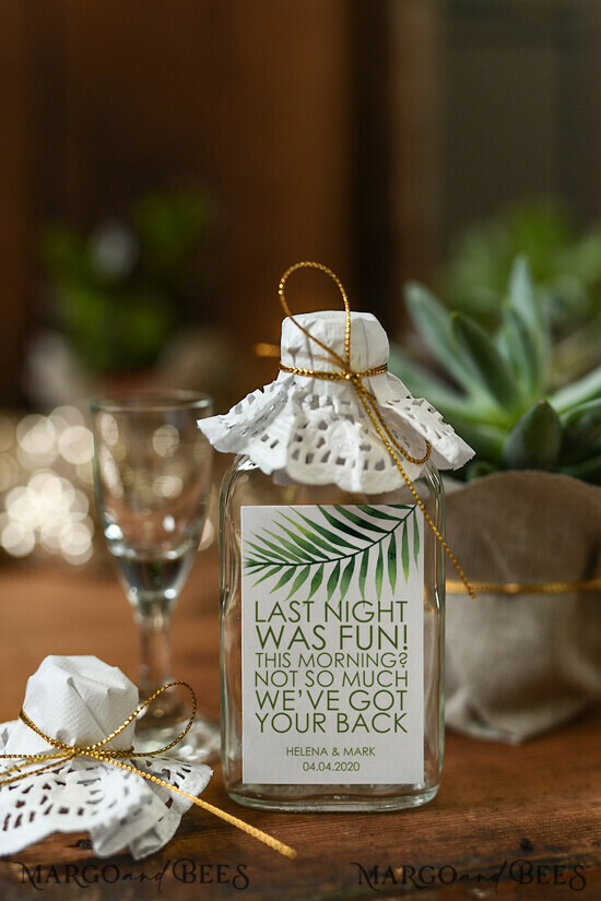 WEDDING FAVORS wedding hangover kits wedding favors, personalized hangover kits 24/kit/but