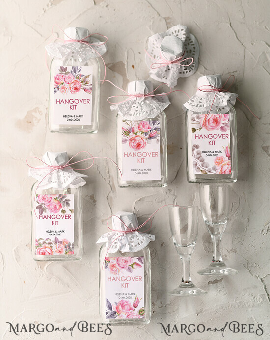 WEDDING FAVORS wedding hangover kits wedding favor ideas, bottles for hangover kit 22/KIT/BUT