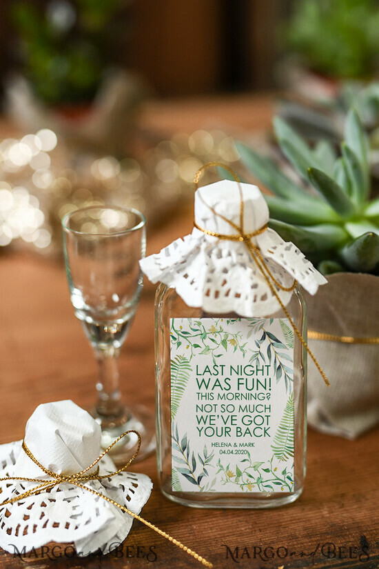 WEDDING FAVORS wedding hangover kits Wedding Favor gifts, hangover kit i regret nothing 26/kit/but