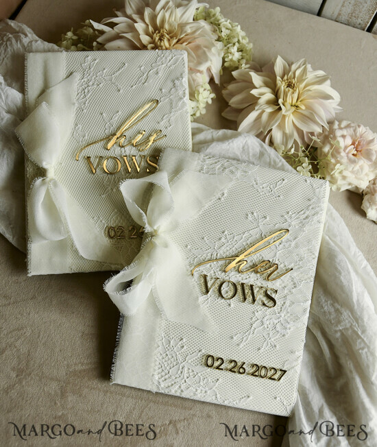 HOCHZEITSVERSPRECHEN  
 Acrylklar Gold Braut- und Bräutigam-Eidbücher, Hochzeitsgelübde, personalisierte Eidhefte, seine und ihre Eidbücher, maßgeschneiderte Hochzeitsgelübde-Hüllen, Geschenk zur Brautparty 01/kor/Vwov