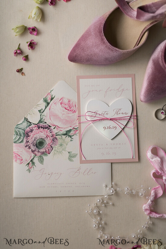 SAVE THE DATES acrylic gold magnets Save the date custom wording, golden mirror magnet 02/botRC/std