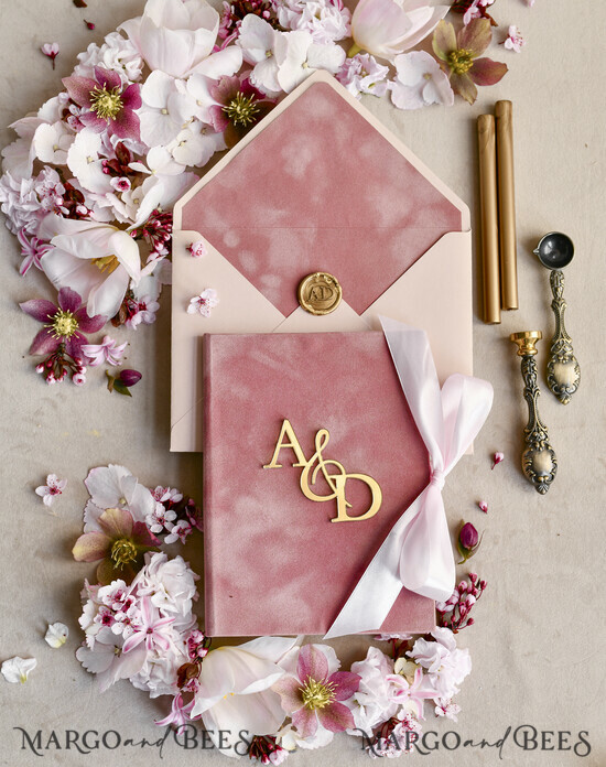 WEDDING INVITATIONS plexi acrylic mirror velvet Cover Clear Wedding Invitations, Elegant blush pink Wedding Cards,  Acrylic Wedding Invites, Mirror Gold Plexi Invitation Suite 05/Cvpx/z