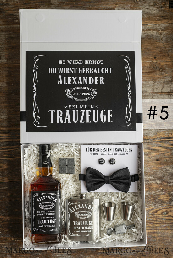 BRIDESMAID/BEST MAN BOX Trauzeuge Fragen Geschenkbox Trauzeuge Fragen Geschenkbox Willst du meinTrauzeuge sein 05/tr/debox