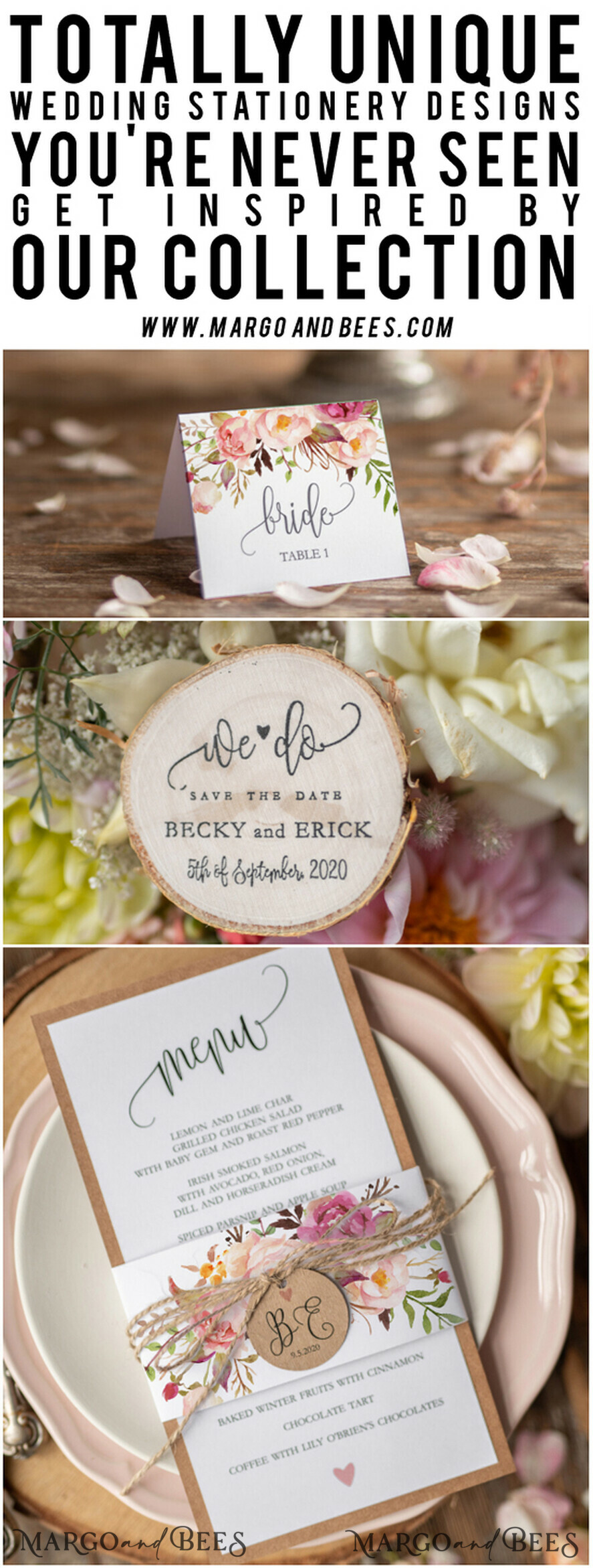 PLATZKARTEN / TISCHKARTEN  
 Boho Eleganz Bold Linie Blumige weiße Hochzeitsplatzkarten, farbenfrohe Boho-Blumen-Grafik Namensschilder, romantisches Design Hochzeitsnamensschilder, einzigartige Hochzeitsstationery, individuelle Textplatzkarten.