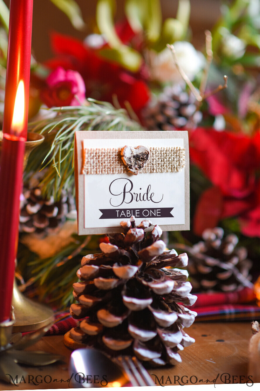PLATZKARTEN / TISCHKARTEN  
 Rustikale Eco-Hochzeitsplatzkarten Ecru Eco Hochzeit Platzkarten, Rustikale Hochzeit Platzkarten, Birkenherz und natürliche Jutesack Hochzeit Namenskarten, Eco Rustikale Namensschilder, Bearbeitbarer Text, Rustikale Hochzeit