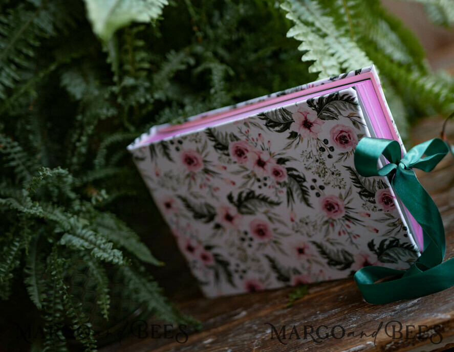 FOTOALBUM/ FOTOBOX Polaroid-Fotoalbum mit Schreibfläche Hochzeitsandenken-Idee Instax Gästebuch, Gästebuch-Album mit personalisierten Seiten und Platz für Bilder aus der Fotobox