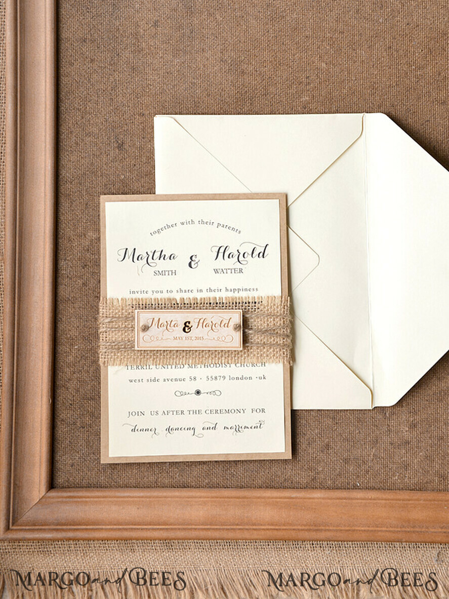 WEDDING INVITATIONS forest / Mountains / woodland theme woodland stationery