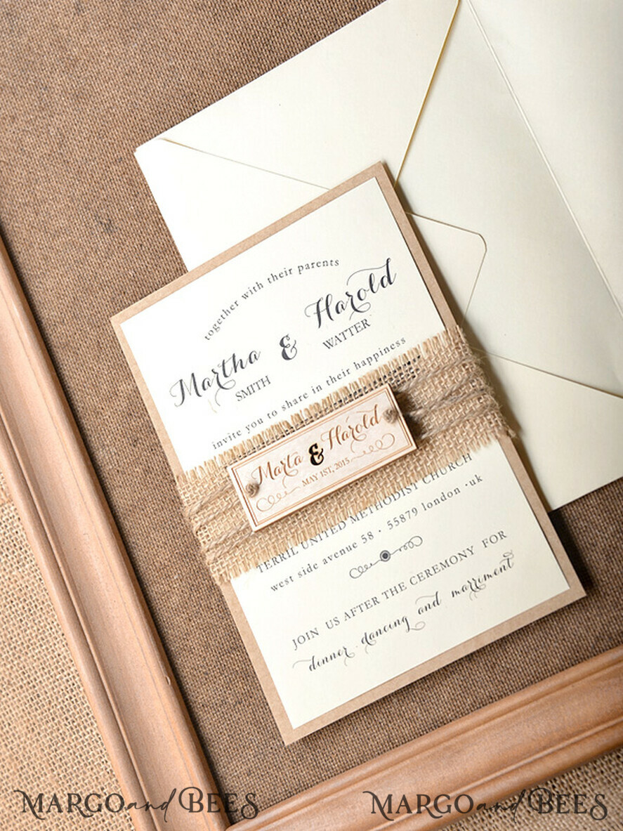WEDDING INVITATIONS forest / Mountains / woodland theme woodland stationery