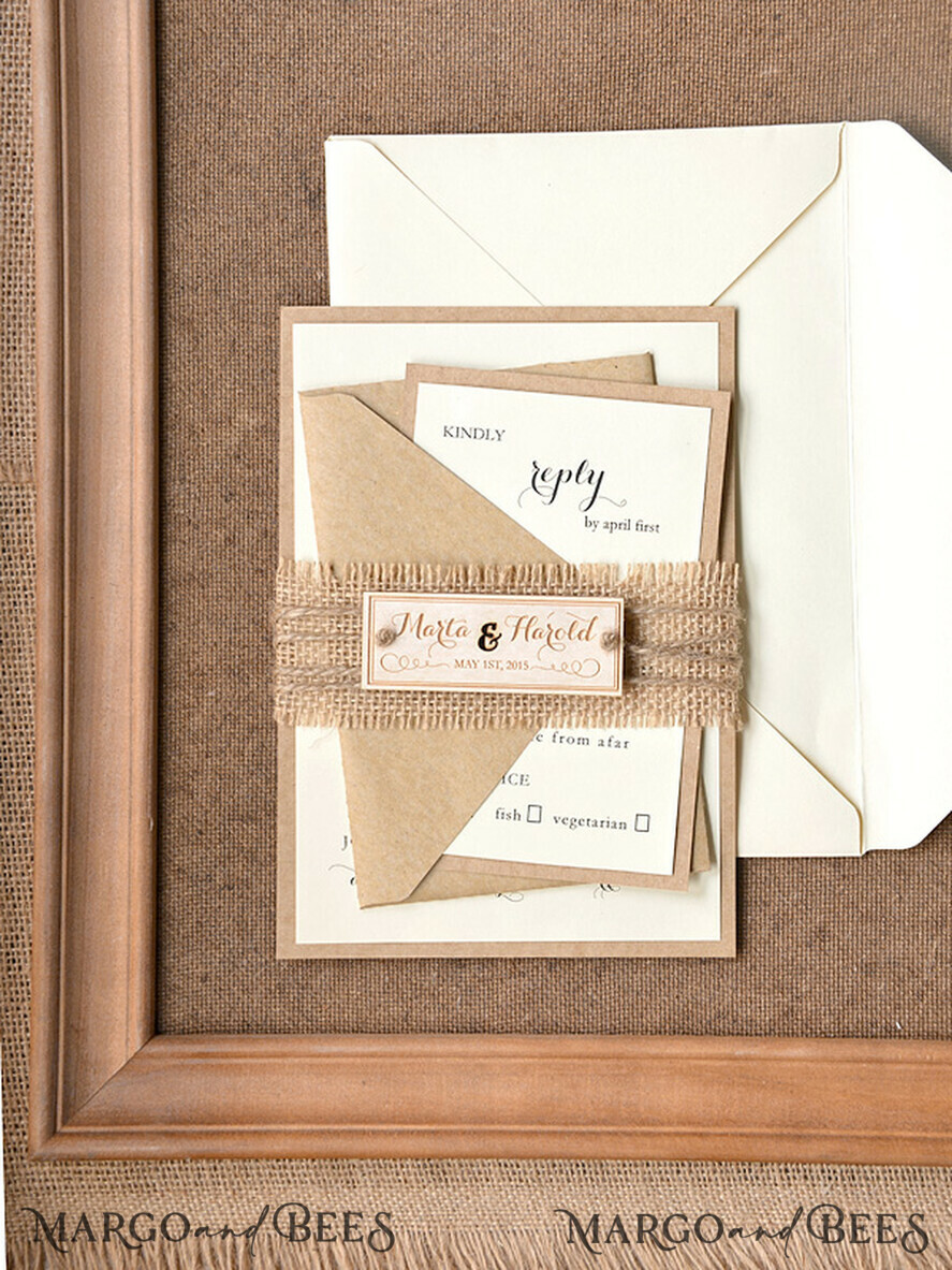WEDDING INVITATIONS forest / Mountains / woodland theme woodland stationery