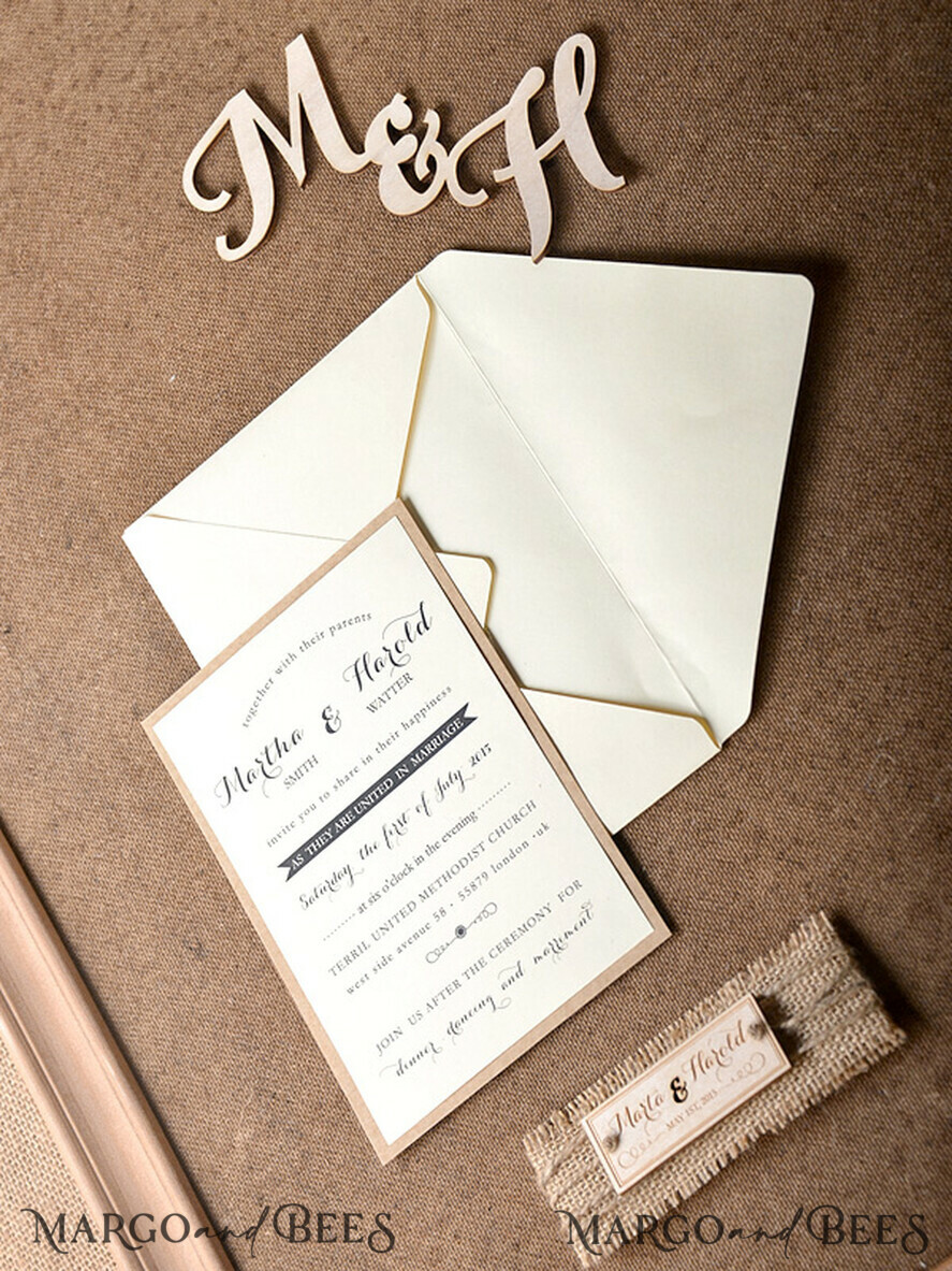 WEDDING INVITATIONS forest / Mountains / woodland theme woodland stationery