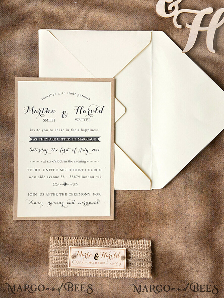 WEDDING INVITATIONS forest / Mountains / woodland theme woodland stationery