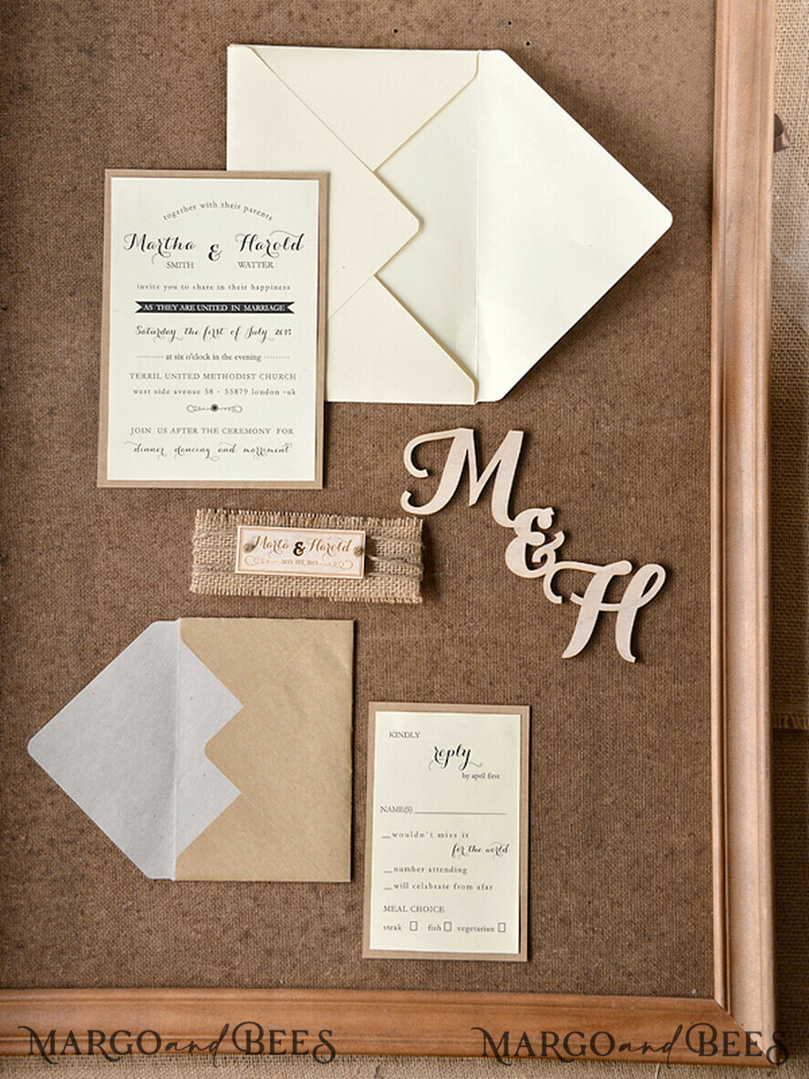 WEDDING INVITATIONS forest / Mountains / woodland theme woodland stationery
