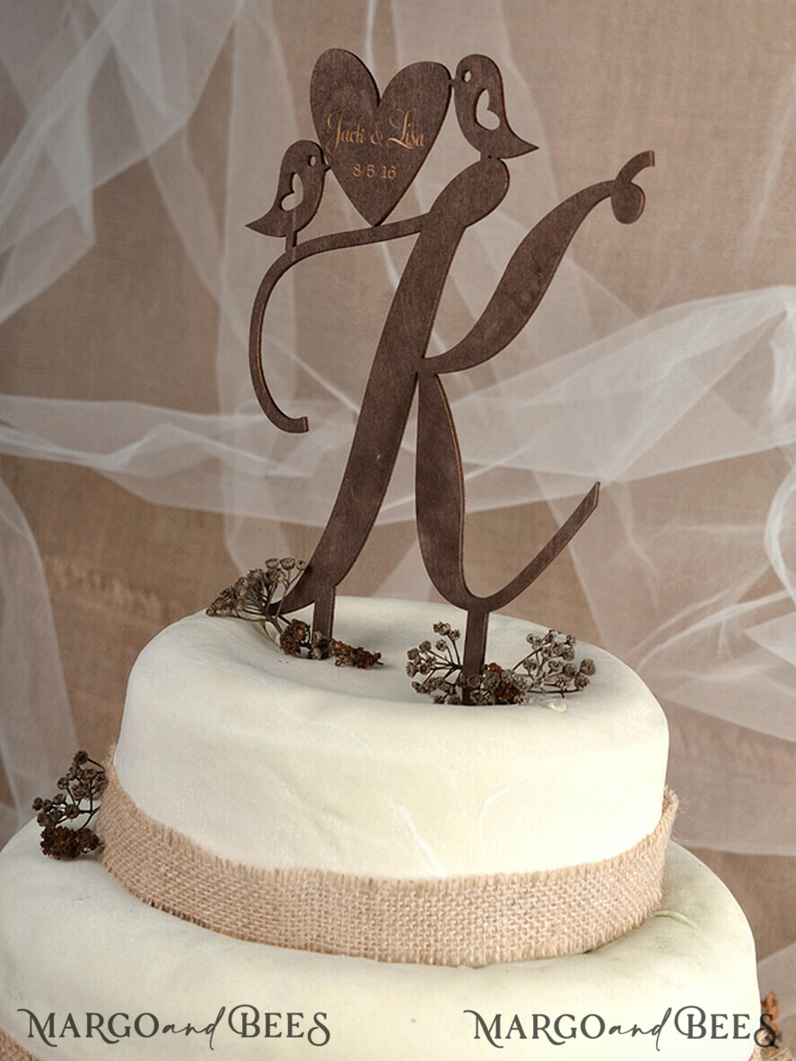 CAKE TOPPER RUSTIC cake topper, vintage