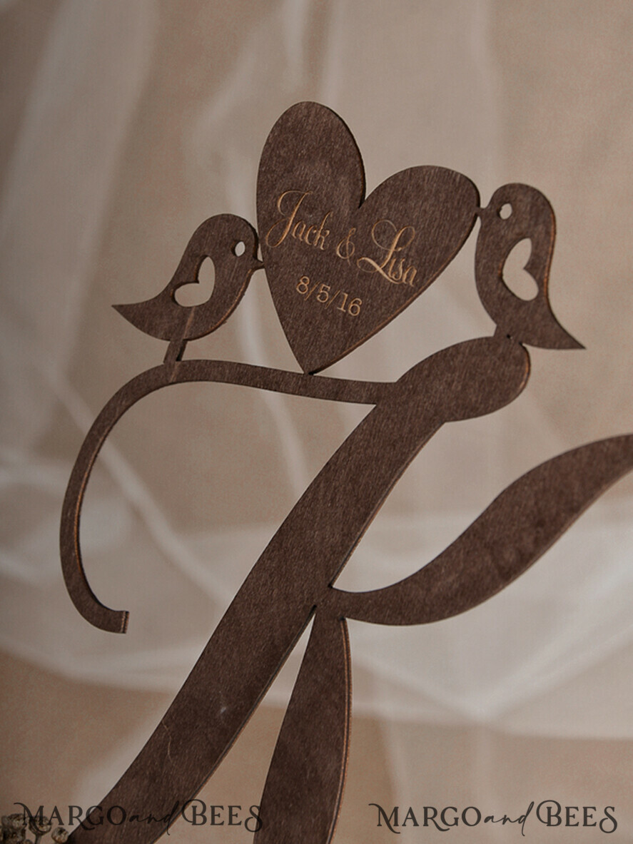 CAKE TOPPER RUSTIC cake topper, vintage