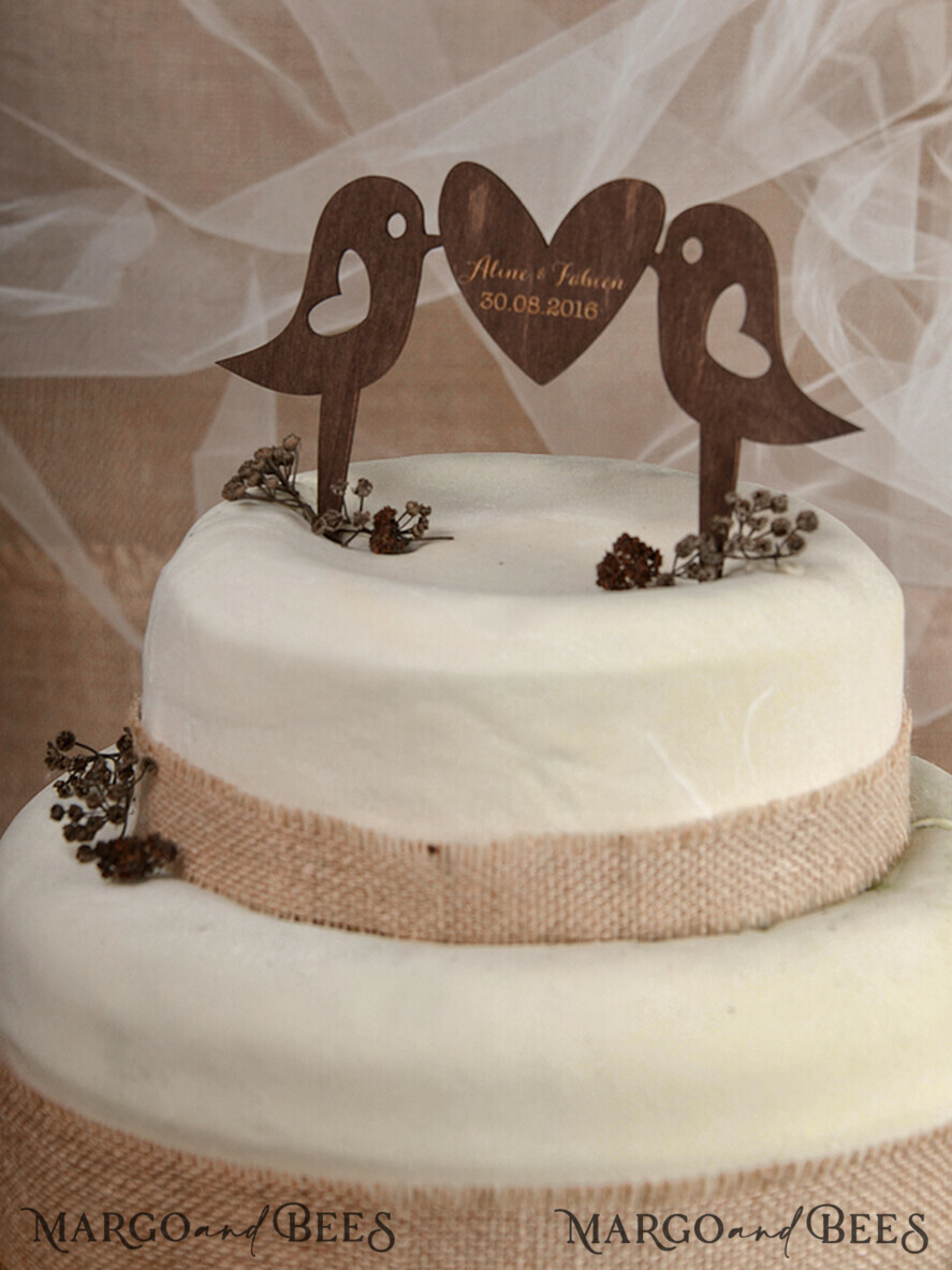 CAKE TOPPER RUSTIC cake topper, vintage