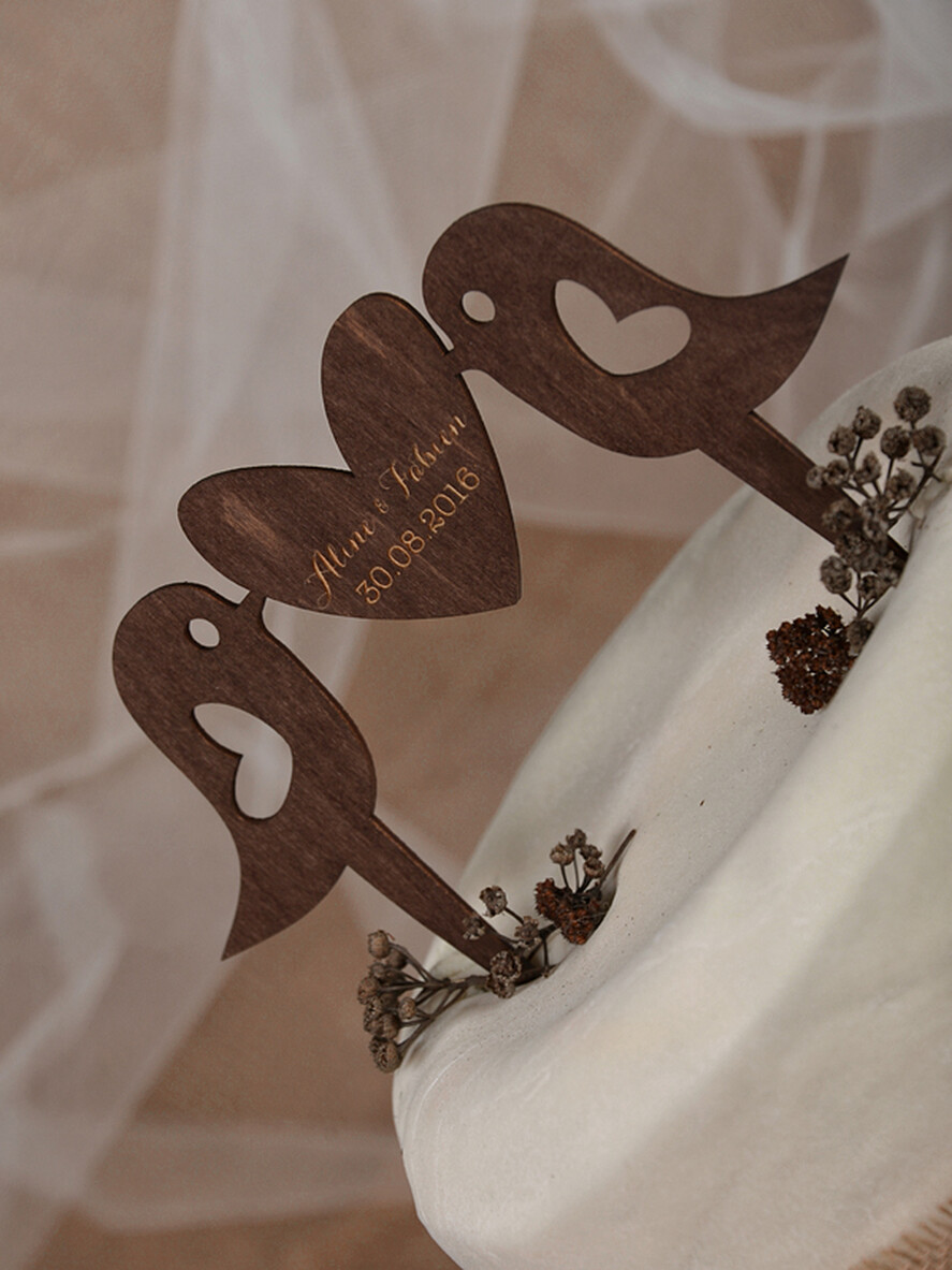 CAKE TOPPER RUSTIC cake topper, vintage