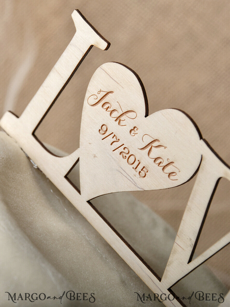 CAKE TOPPER RUSTIC wedding cake topper, vintage