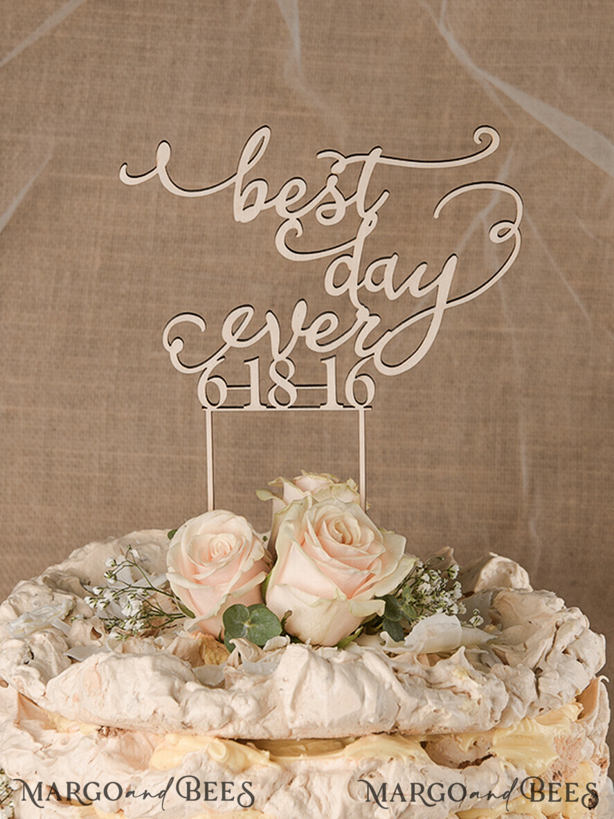 TORTENDEKORATION  
 RUSTIKAL  
 Hochzeitstortenaufsatz, vintage