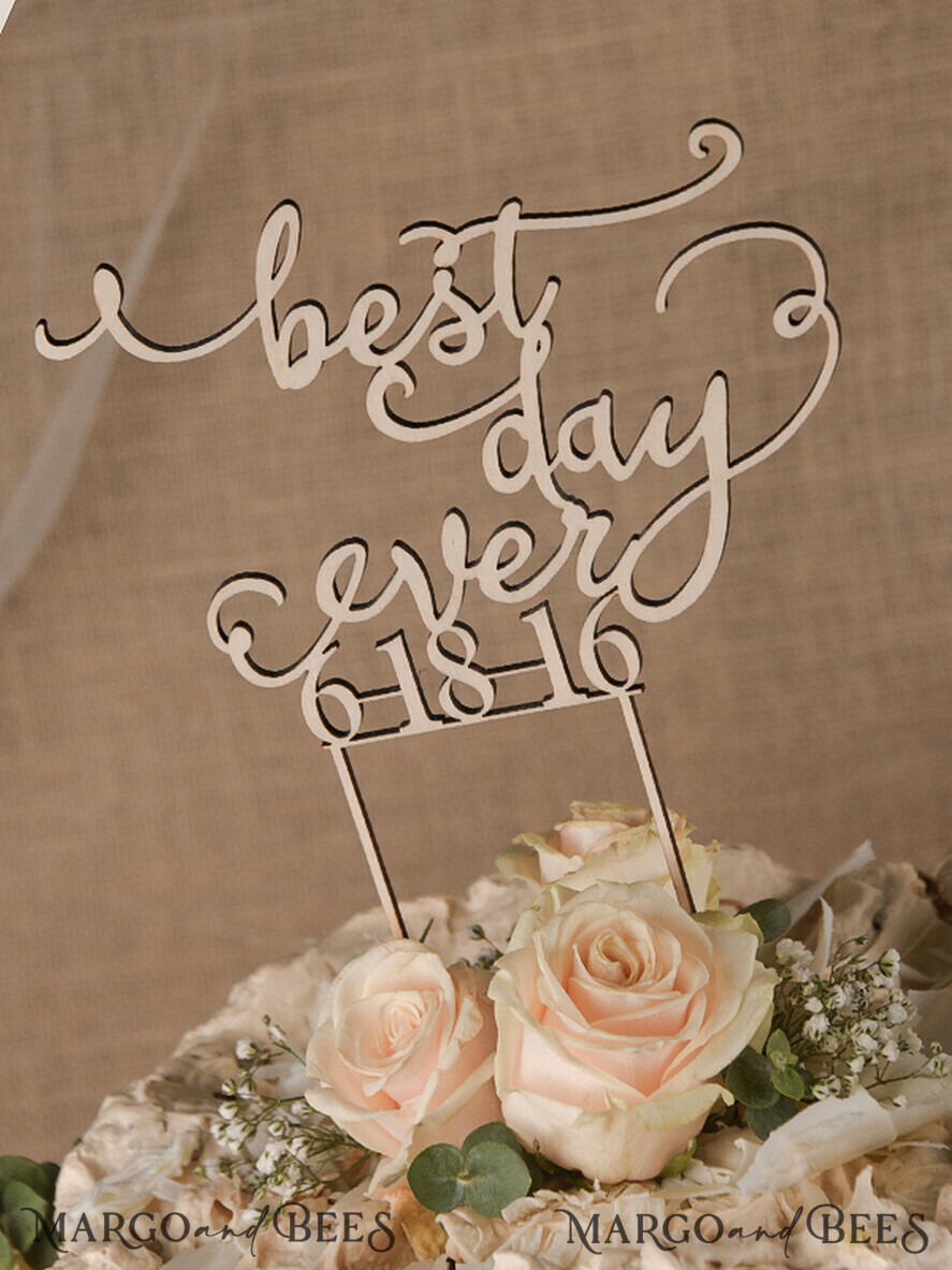 TORTENDEKORATION  
 RUSTIKAL  
 Hochzeitstortenaufsatz, vintage