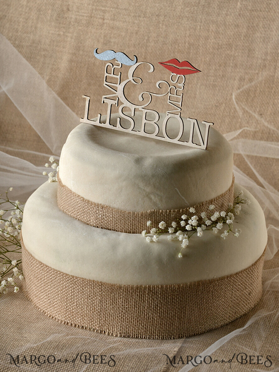 CAKE TOPPER RUSTIC cake topper, vintage
