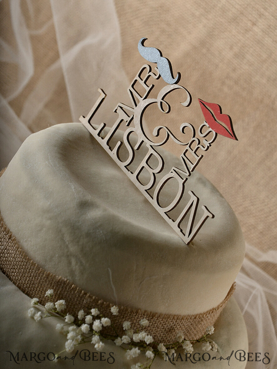 CAKE TOPPER RUSTIC cake topper, vintage