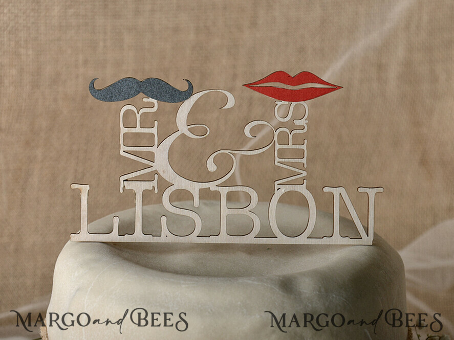 CAKE TOPPER RUSTIC cake topper, vintage