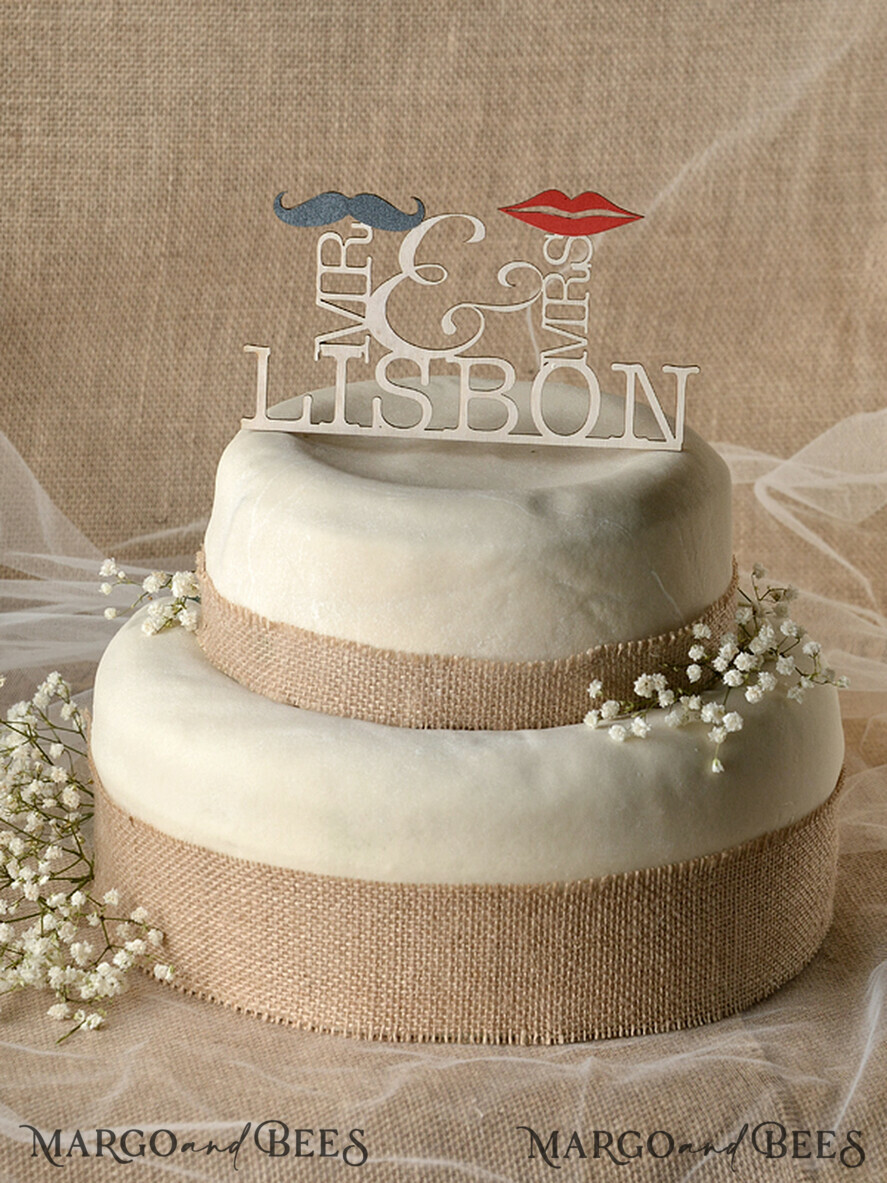 CAKE TOPPER RUSTIC cake topper, vintage