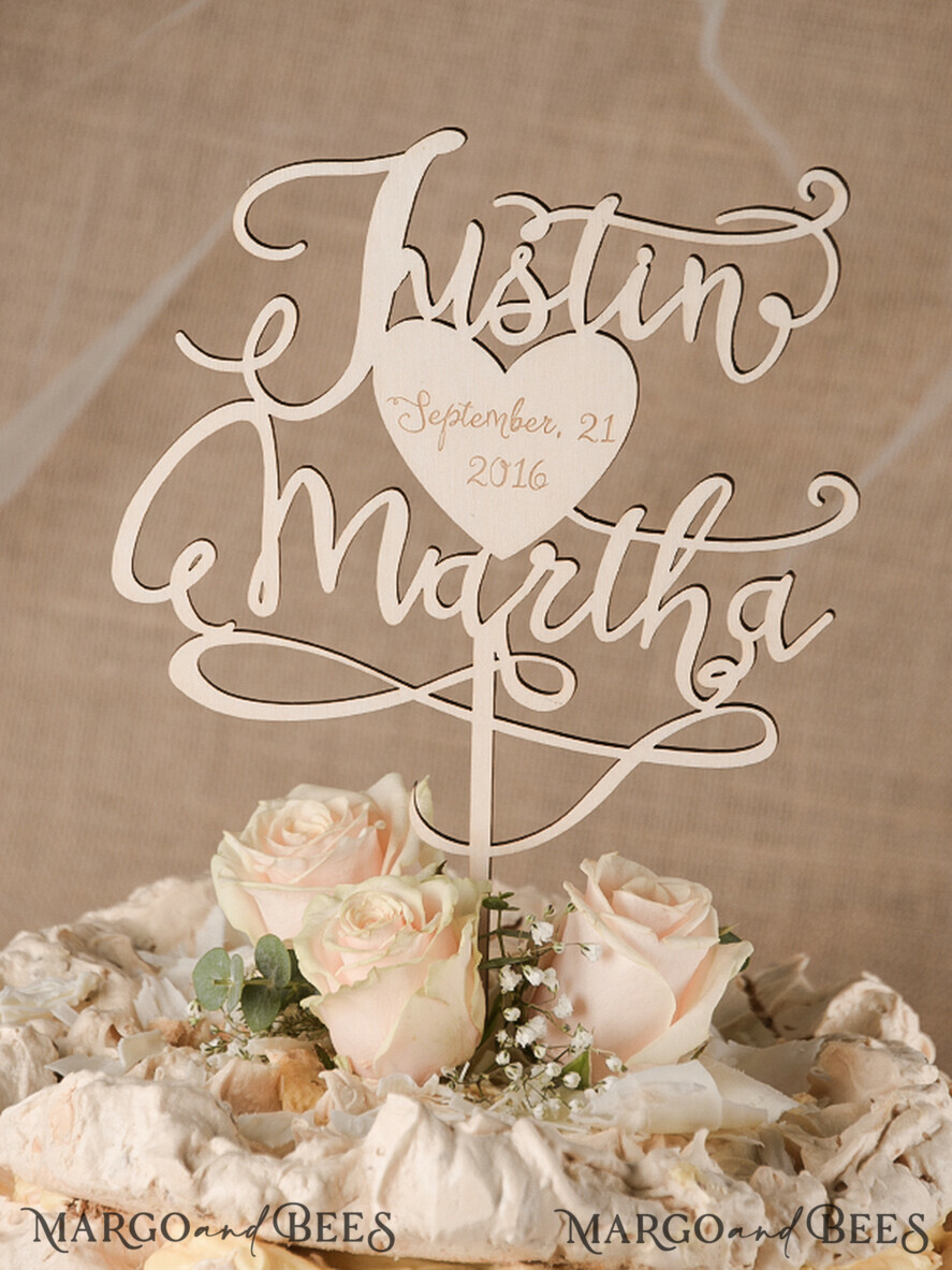 CAKE TOPPER RUSTIC cake topper, vintage
