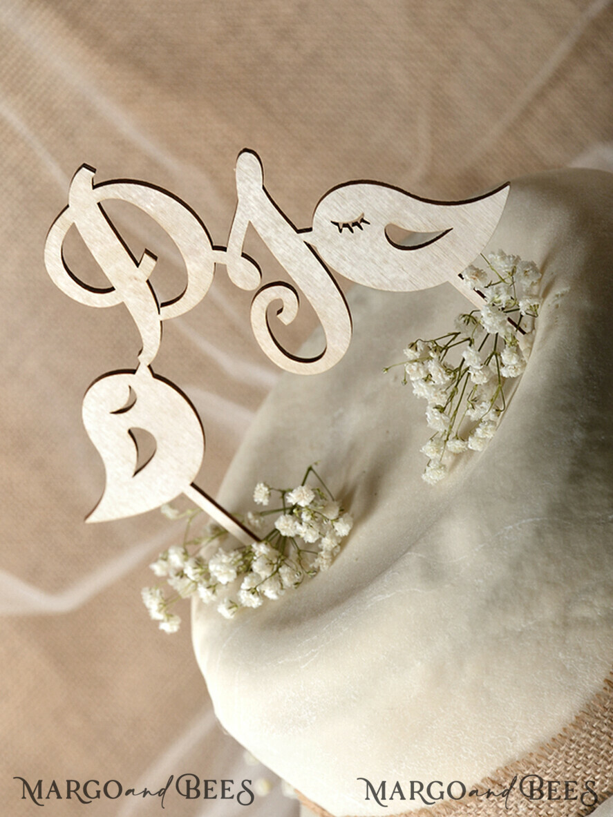 CAKE TOPPER RUSTIC wedding cake topper, rustic